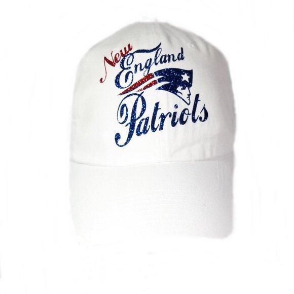 New England Patriots White Sweatshirt with Shiny lettering! - Picture 6 of 6